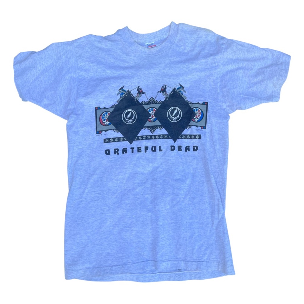 Grateful Dead vintage rare Black Diamond Dead tee shirt SLC UT 1995